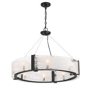 Cloud Break - 8 Light Pendant-24 Inches Tall and 32.5 Inches Wide - 1344379