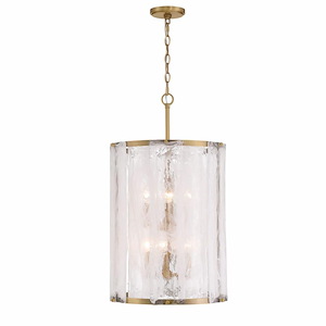 Veil - 6 Light Pendant-29.5 Inch Tall and 17.25 Inch Wide - 1375608