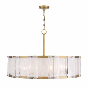 Veil - 10 Light Pendant-23.75 Inch Tall and 37.5 Inch Wide - 1375609