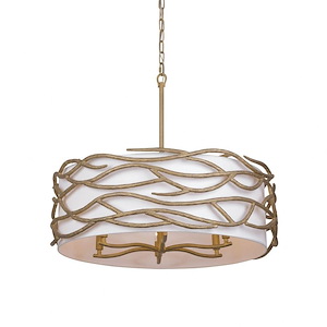 Branch Reality - 6 Light Pendant-24.25 Inches Tall and 28 Inches Wide - 1333070