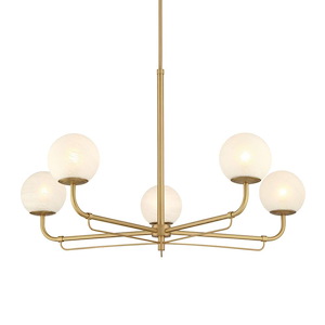 Whitehall - 5 Light Chandelier-23 Inch Tall and 38 Inch Wide - 1375649