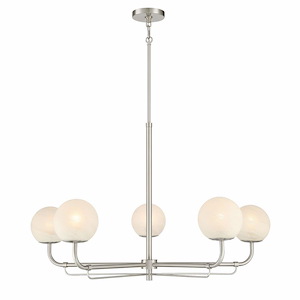 Whitehall - 5 Light Chandelier-23 Inch Tall and 38 Inch Wide - 1375649