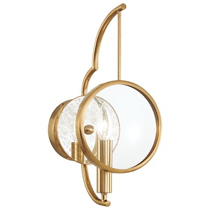 Into Focus - 1 Light Wall Sconce-15 Inches Tall and 7 Inches Wide