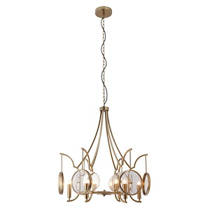 Into Focus - 6 Light Chandelier-28.2 Inches Tall and 32 Inches Wide - 1333073