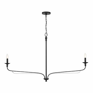 Velena - 2 Light Chandelier-27.5 Inch Tall and 7.5 Inch Wide - 1375653
