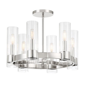 Vernon Place - 6 Light Chandelier In 24 Inches Tall and 20 - 1084731