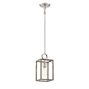 Country Estates - 1 Light Pendant in Transitional Style - 12.5 inches tall by 6.5 inches wide - 871921