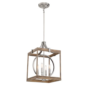 Country Estates - 4 Light Pendant in Transitional Style - 22 inches tall by 14.5 inches wide - 871868