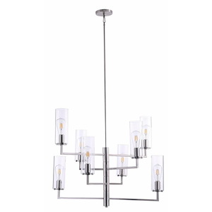 Acacia - 8 Light Chandelier-26.25 Inches Tall and 34.25 Inches Wide