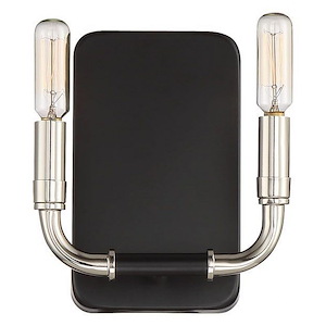 Liege - 2 Light Wall Sconce in Transitional Style - 8 inches tall by 7 inches wide