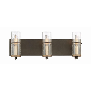 Sussex Court - 3 Light Wall Mount in Transitional Style - 7.25 inches tall by 19 inches wide