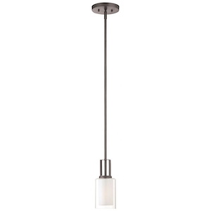 Parsons Studio - 1 Light Mini Pendant in Transitional Style - 10 inches tall by 4.25 inches wide - 539089