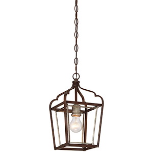 Astrapia - 1 Light Mini Pendant in Transitional Style - 14.25 inches tall by 7.75 inches wide - 539224