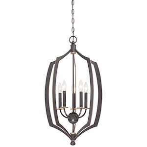 Middletown - 5 Light Pendant in Transitional Style - 30 inches tall by 17 inches wide