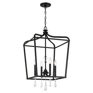 Laurel Estate - 4 Light Foyer-30 Inches Tall and 17 Inches Wide - 1261657