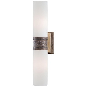 Compositions - 2 Light Wall Sconce in Transitional Style - 18.5 inches tall by 4.25 inches wide - 539323
