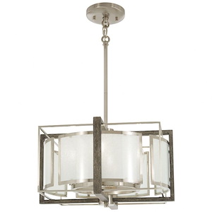 Tyson&#39;s Gate - 6 Light Convertible Semi-Flush Mount in Transitional Style - 10 inches tall by 17 inches wide