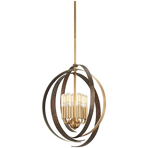Criterium - 6 Light Pendant in Contemporary Style - 21.5 inches tall by 20 inches wide