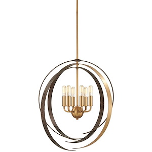 Criterium - 6 Light Pendant in Contemporary Style - 25.75 inches tall by 24 inches wide