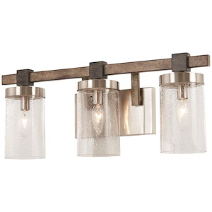 Bridlewood - 3 Light Bath Vanity Approved for Damp Locations in Transitional Style - 8.75 inches tall by 22.5 inches wide - 699711