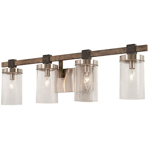 Bridlewood - 4 Light Bath Vanity Approved for Damp Locations in Transitional Style - 8.75 inches tall by 31 inches wide - 699710