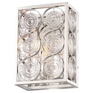 Culture Chic - 2 Light Wall Sconce in Contemporary Style - 9.75 inches tall by 6.75 inches wide - 699690