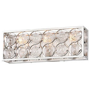 Culture Chic - 3 Light Bath Vanity in Contemporary Style - 6.75 inches tall by 18.75 inches wide - 699689