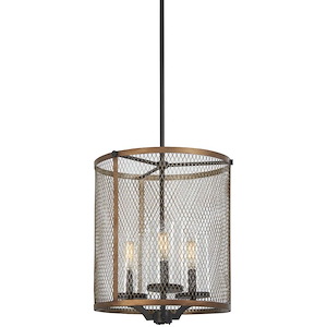 Marsden Commons - 3 Light Pendant in Transitional Style - 18 inches tall by 14 inches wide - 699839
