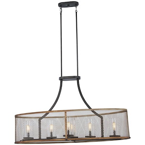 Marsden Commons - 6 Light Island in Transitional Style - 23 inches tall by 17 inches wide - 699836