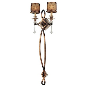 Aston Court - 2 Light Pin-Up Wall Sconce in Traditional Style - 44.5 inches tall by 15.5 inches wide - 539305