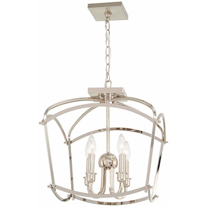 Jupiter&#39;s Canopy - 4 Light Pendant in Transitional Style - 17 inches tall by 16 inches wide