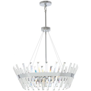 Echo Radiance - 8 Light Pendant in Contemporary Style - 23 inches tall by 24.5 inches wide - 699793