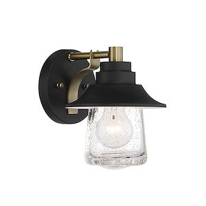 Westfield Manor - 1 Light Transitional Bath Vanity Approved for Damp Locations in Transitional Style - 8 inches tall by 6.5 inches wide - 1209381