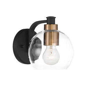 Keyport - 1 Light Bath Vanity Approved for Damp Locations - 7.5 inches tall by 6.5 inches wide - 1209211