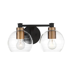 Keyport - 2 Light Bath Vanity Approved for Damp Locations - 7.5 inches tall by 15 inches wide - 1209732