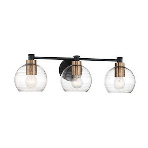 Keyport - 3 Light Bath Vanity Approved for Damp Locations - 7.5 inches tall by 25 inches wide - 1209466