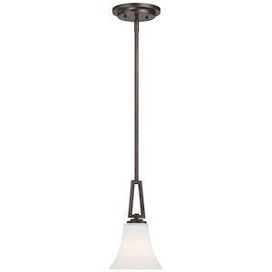 Middlebrook - 1 Light Mini Pendant in Transitional Style - 10.25 inches tall by 6 inches wide