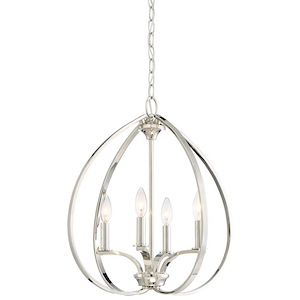 Tilbury - 4 Light Pendant in Transitional Style - 20.5 inches tall by 19 inches wide - 539243