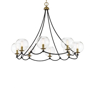 Kearney Park - 8 Light Chandelier-28.75 Inches Tall and 35 Inches Wide