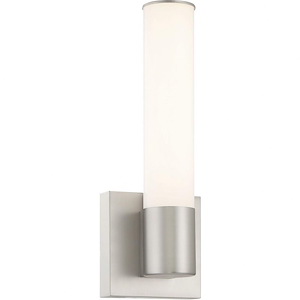 Vantage - 16W 1 LED Round Wall Sconce-14 Inches Tall and 5 Inches Wide