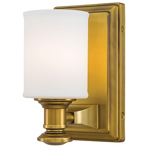Harbour Point - 1 Light Transitional Bath Vanity in Transitional Style - 8 inches tall by 4.75 inches wide - 539407