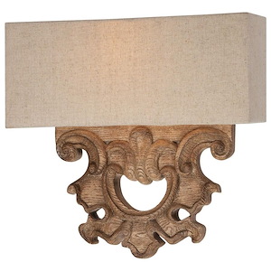 Abbott Place - 2 Light Wall Sconce in Traditional Style - 11.5 inches tall by 12 inches wide - 539404