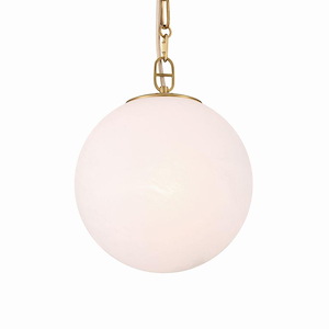 Marbelle - 1 Light Pendant-12.25 Inch Tall and 10 Inch Wide - 1375678