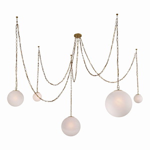 Marbelle - 5 Light Pendant-18.5 Inch Tall and 84.5 Inch Wide - 1375681