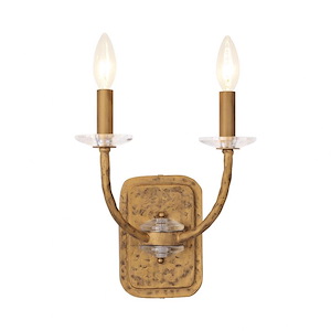Atella - 2 Light Wall Sconce-11.75 Inches Tall and 9.75 Inches Wide