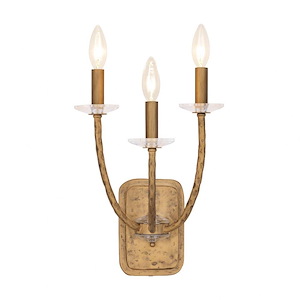Atella - 3 Light Wall Sconce-14 Inches Tall and 10 Inches Wide - 1333122