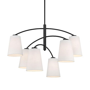 Headington - 6 Light Chandelier-26.5 Inches Tall and 40 Inches Wide - 1333133