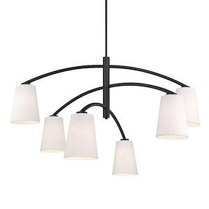 Headington - 6 Light Chandelier-31.25 Inches Tall and 53.75 Inches Wide