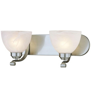Paradox - 2 Light Transitional Bath Vanity in Transitional Style - 7.13 inches tall by 18 inches wide
