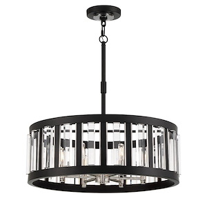 Majestic Splendor - 6 Light Pendant-9 Inches Tall and 25.5 Inches Wide - 1260446